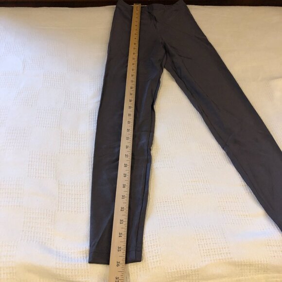 AMERICAN APPAREL Dark Gray PERFORMANCE SPORTSWEAR Leggings Sz SMALL B83 - Picture 2 of 8